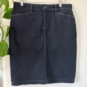 NYDJ Dark Blue Pencil Skirt